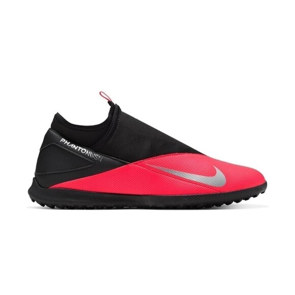 NIKE Youth Phantom Vision 2 Club Df Tf Football Slip-on Shoes Red Size 7 NWOT - Picture 1 of 16